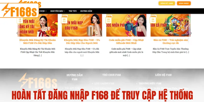 Hoàn tất đăng nhập để truy cập hệ thống